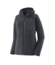 Dark gray hooded fleece jacket for outdoor adventures and coastal style