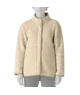 Cream fleece jacket for coastal adventures and PNW outdoor lifestyle
