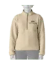 Beige half-zip fleece pullover for coastal outdoor adventures, perfect for PNW weekends and trail days.