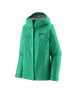 Green hooded outdoor jacket for coastal adventures and trail hikes