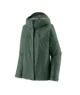 Green hooded outdoor jacket for coastal adventures and trail hikes
