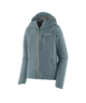 Light blue hooded fleece jacket for outdoor adventures and coastal style