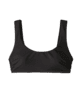 Black women's sports bra for beach days and outdoor adventures