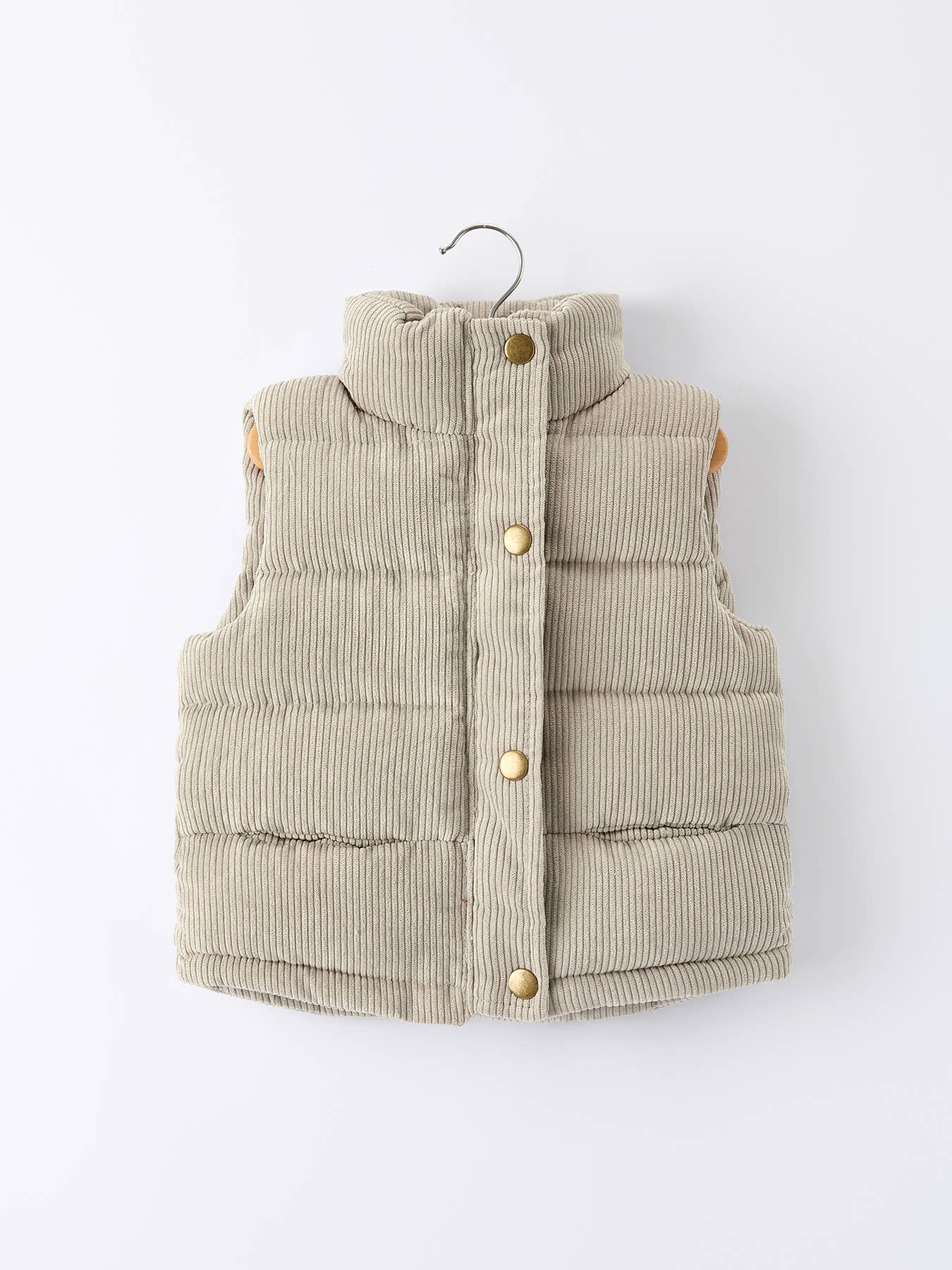 Baby Girl Stripe Down Vest – Warm & Stylish