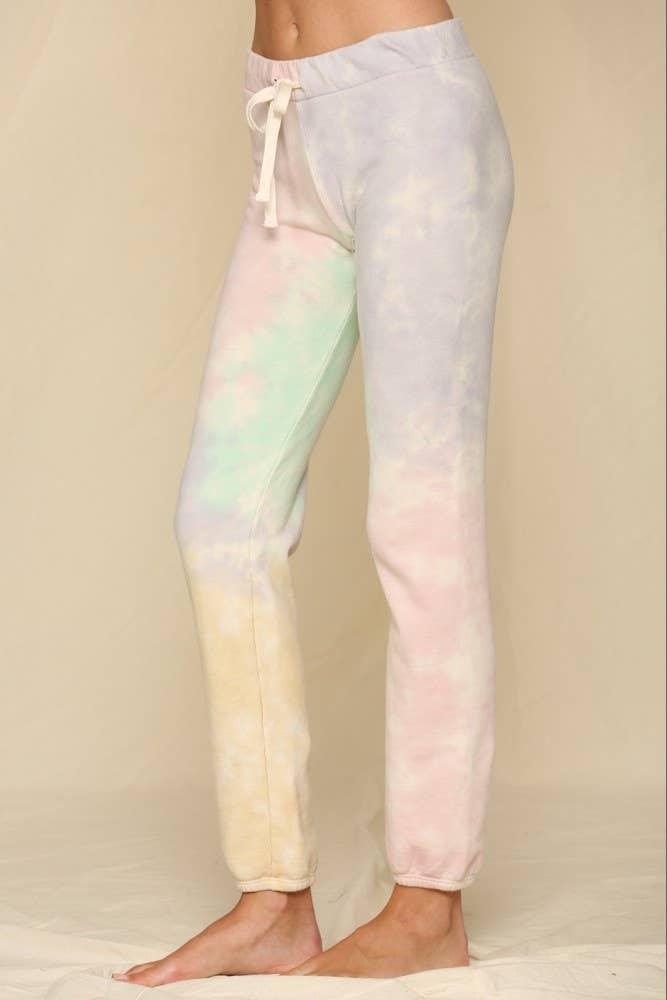BP712 | Knit French Terry Tie Dye Sweat Pants
