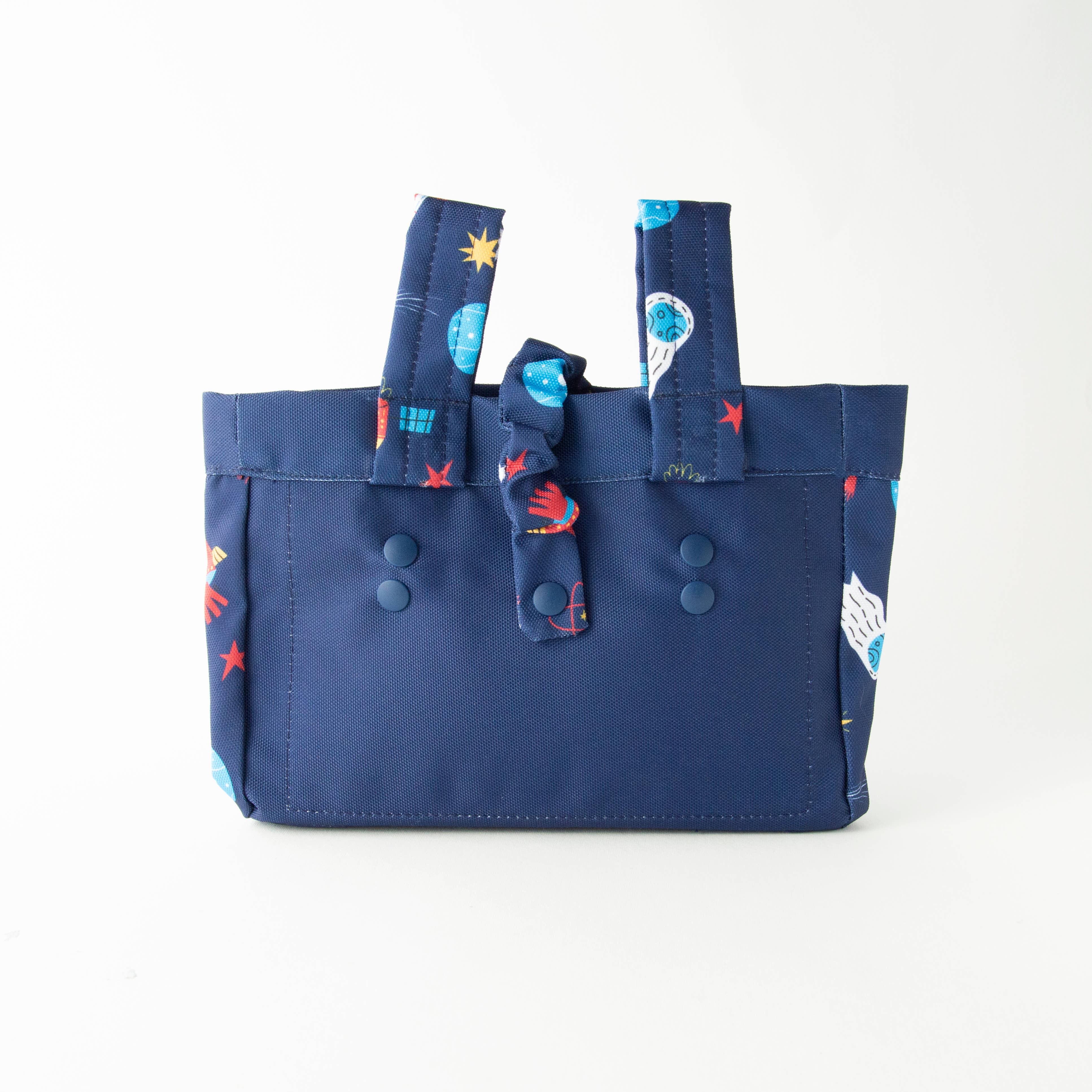 Rocketship Bike & Scooter Front Canvas Basket