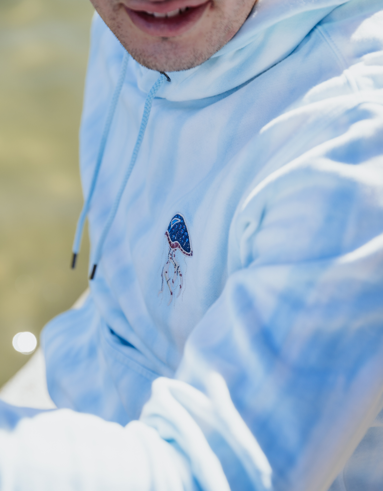 JELLYFISH ORGANIC COTTON HOODIE - TIE DYE