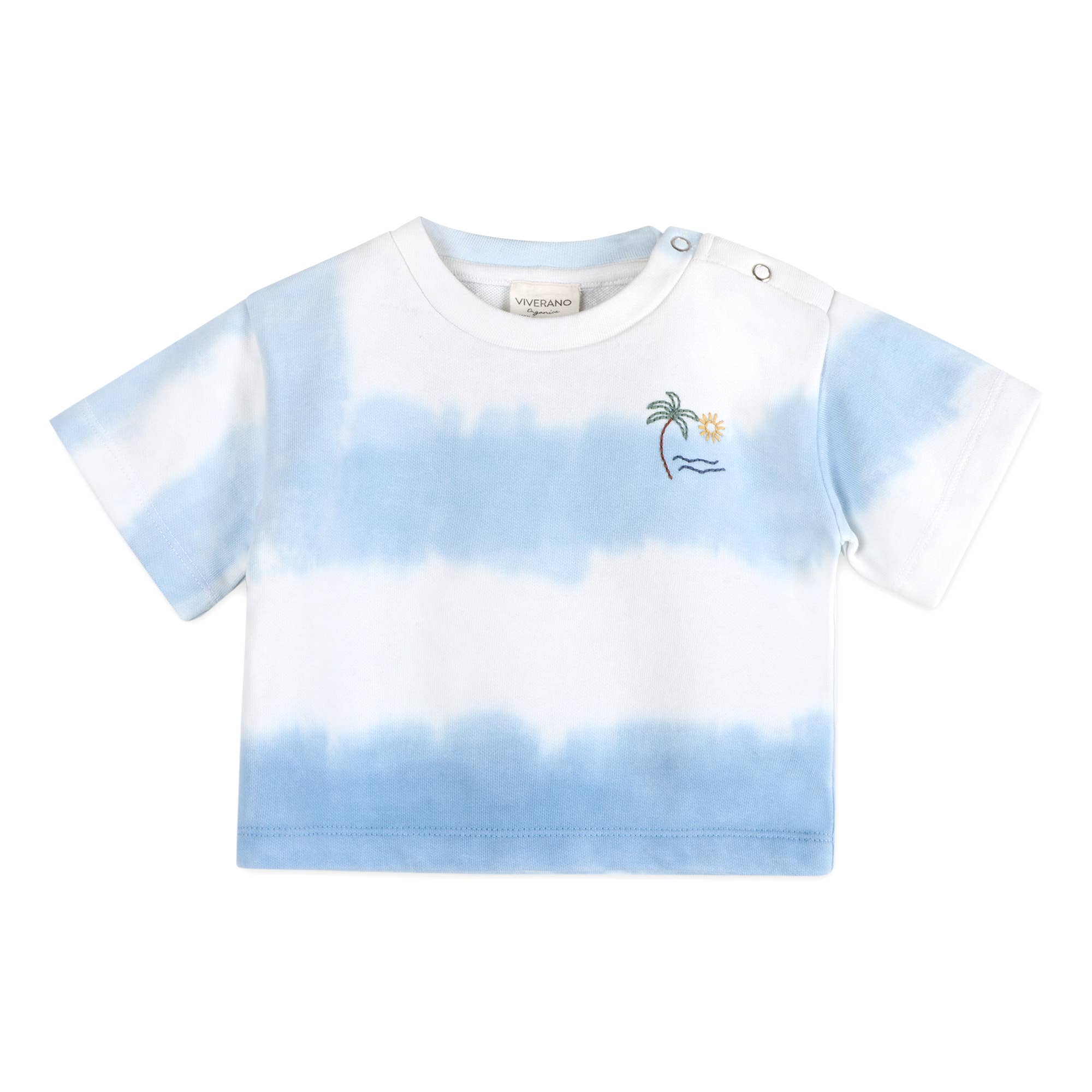 Tie Dye Cozy Baby Tee + Shorts Set (Organic Jersey)