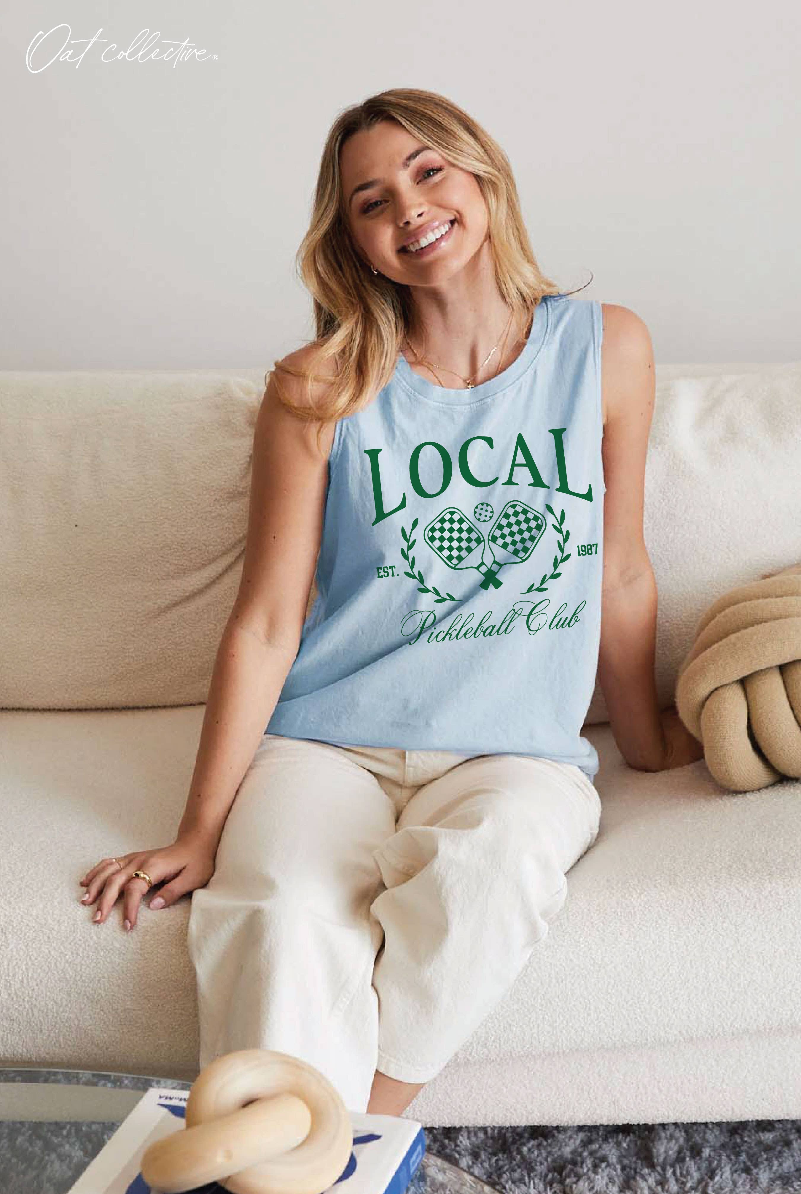 LOCAL PICKLEBALL CLUB   Mineral Graphic Tank Top
