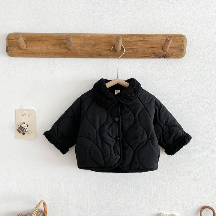 Quilted Baby Jacket with Cozy Collar