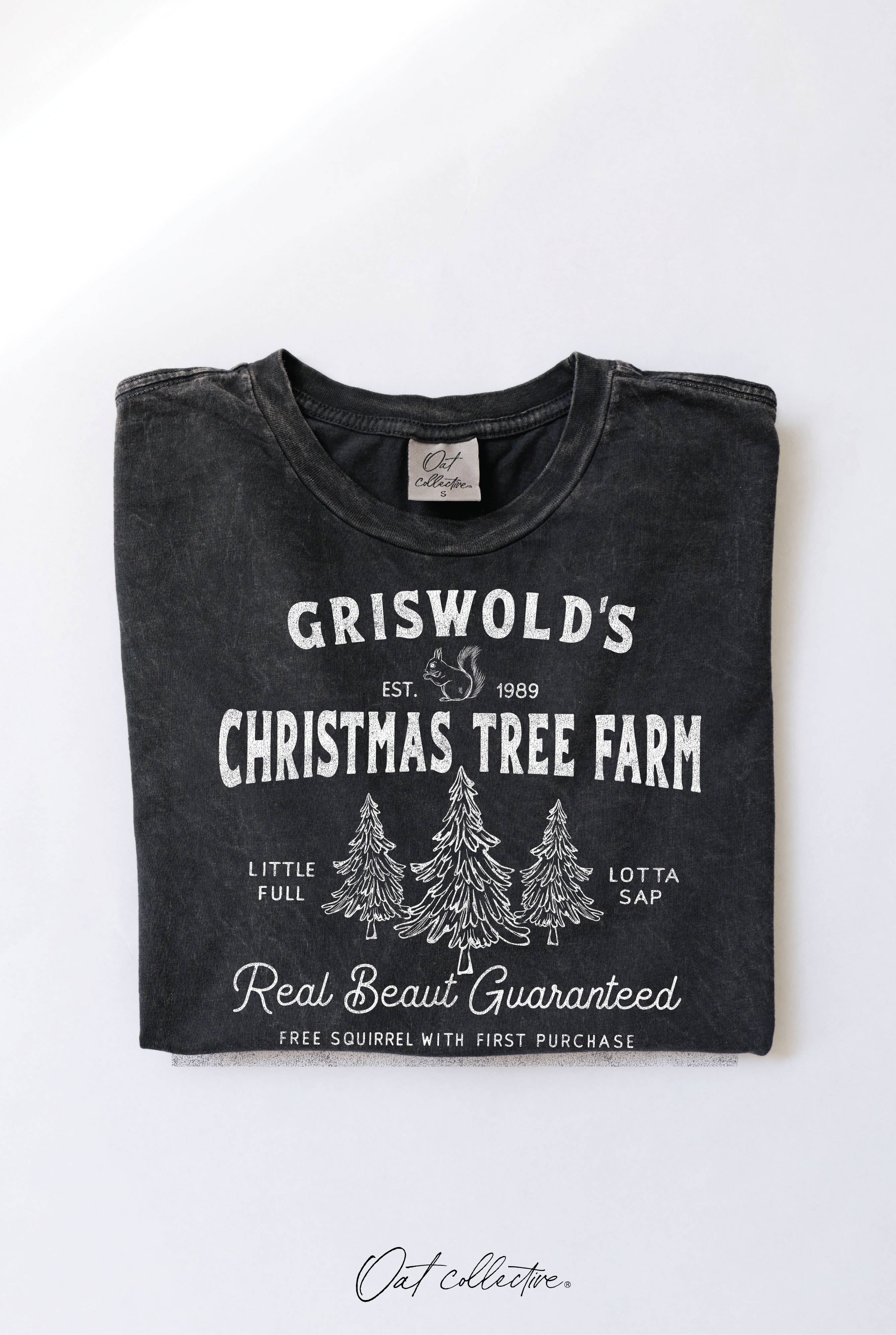 GRISWOLD'S CHRISTMAS TREE FARM  Mineral Graphic Top
