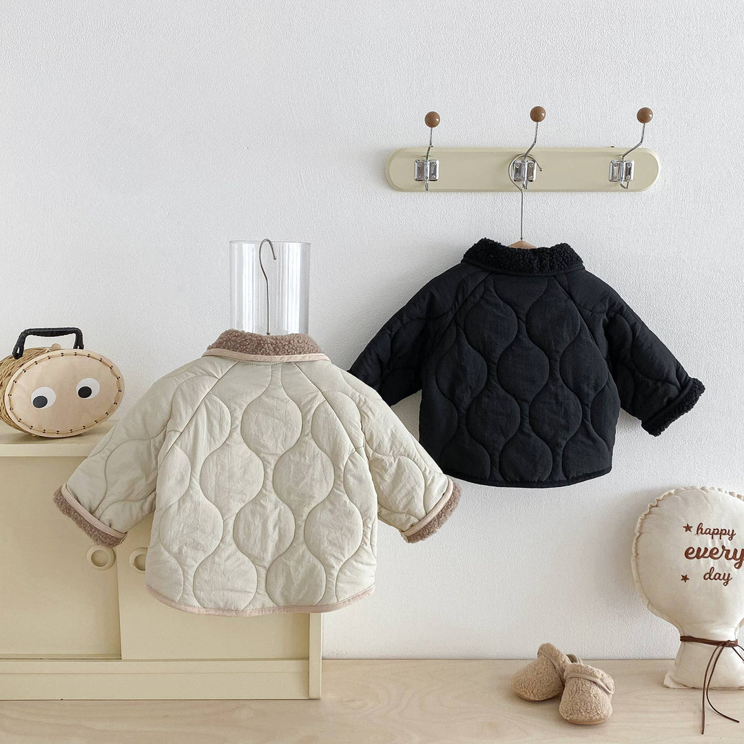 Quilted Baby Jacket with Cozy Collar