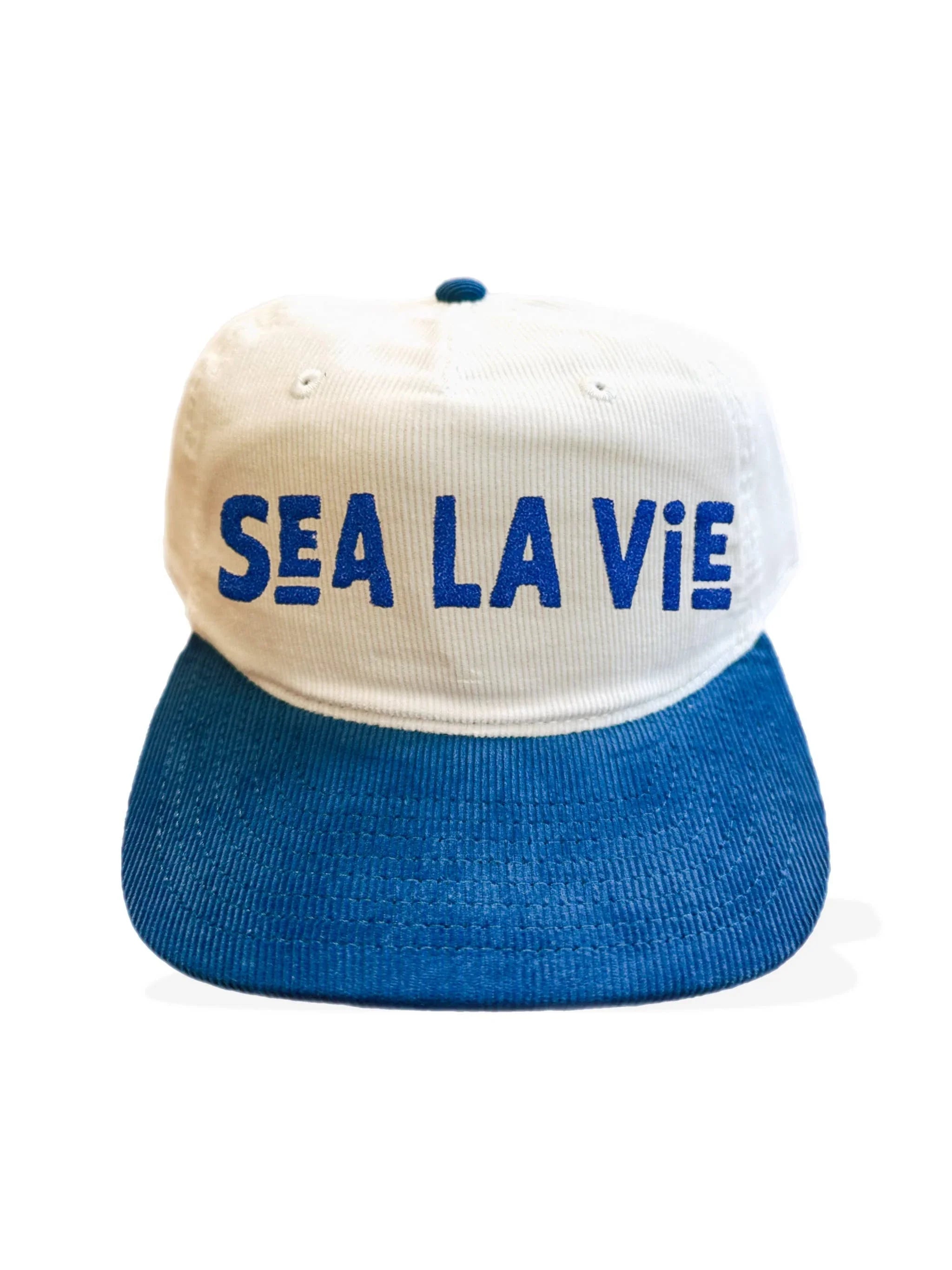 SEA LA VIE Embroidered Corduroy Hat