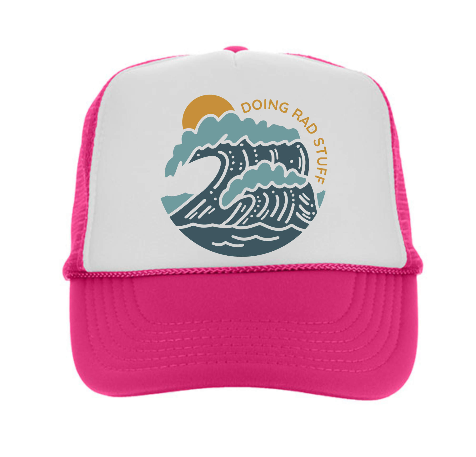 Doing Rad Stuff Coastal Kids Trucker Hat Surf Youth Toddler