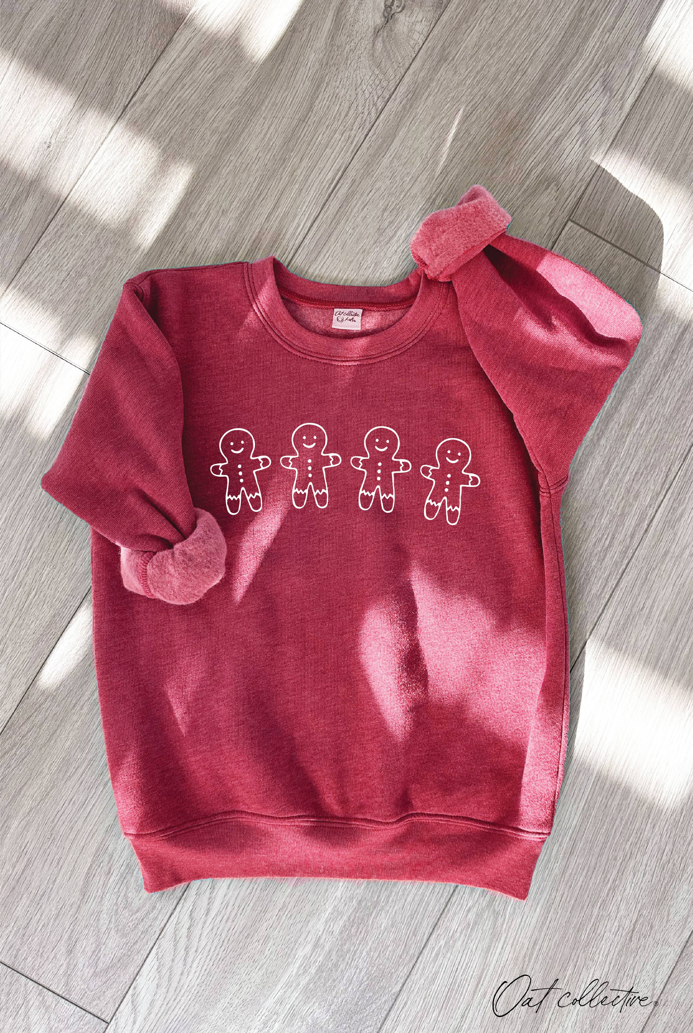 GINGERBREAD ROW  Unisex Youth Graphic Sweatshirt