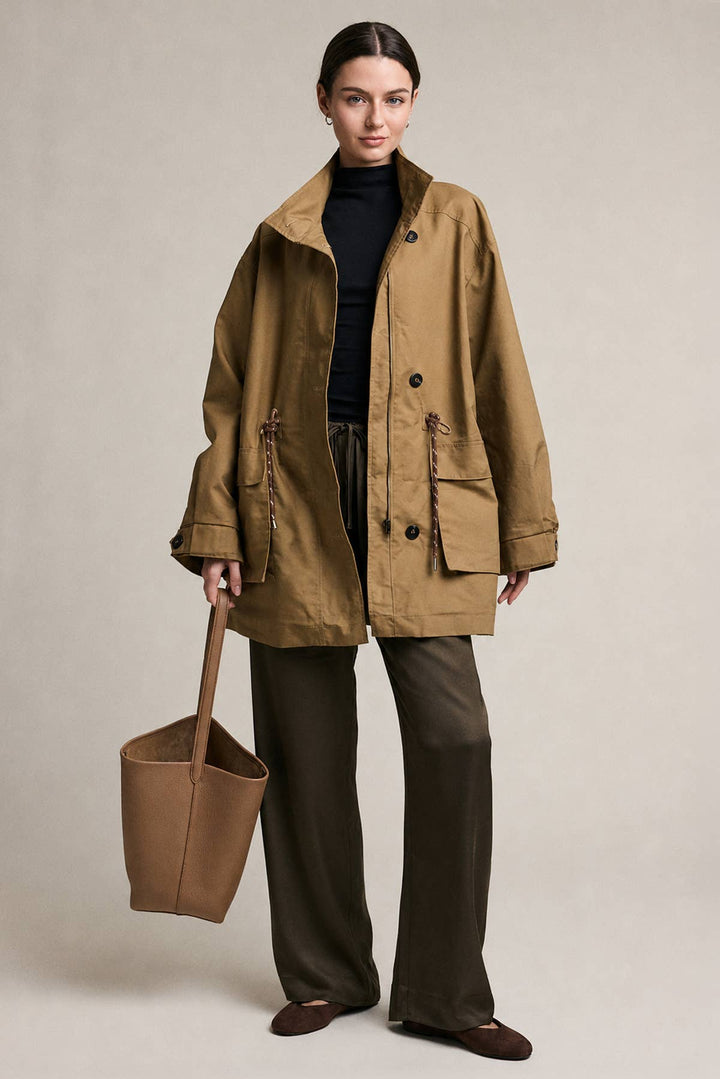Stand Collar Utility Field Jacket - RJ1187