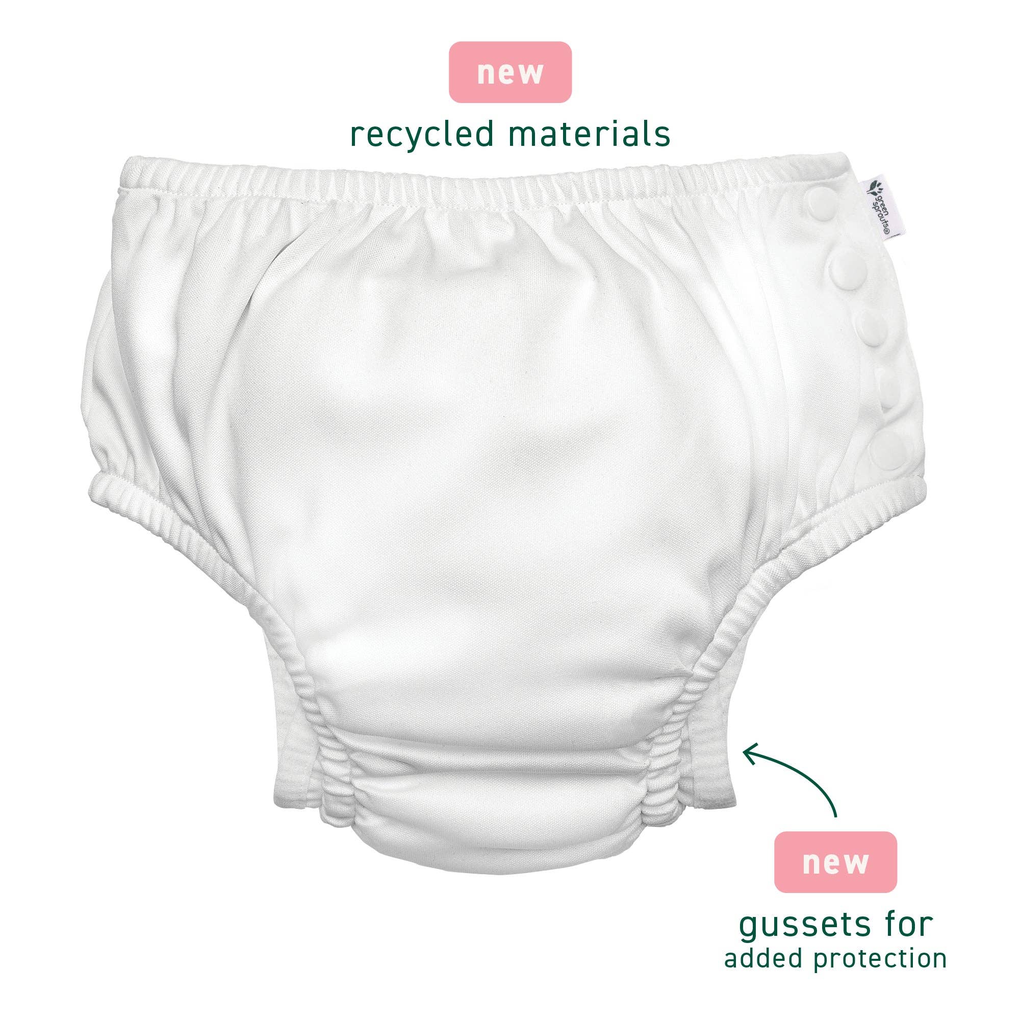 Eco Snap Swim Diaper with Gusset (Stripes Collection)