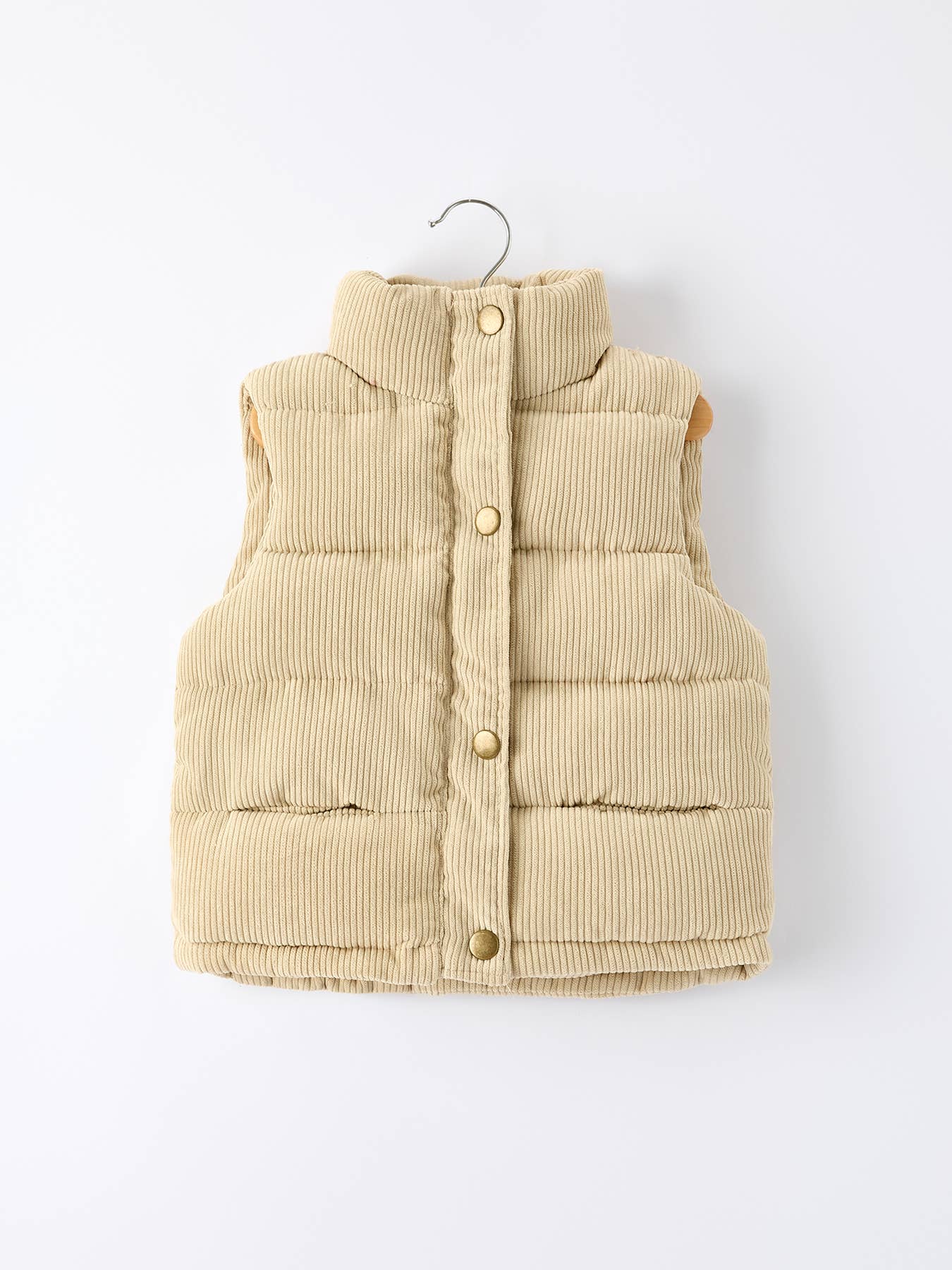 Baby Girl Stripe Down Vest – Warm & Stylish