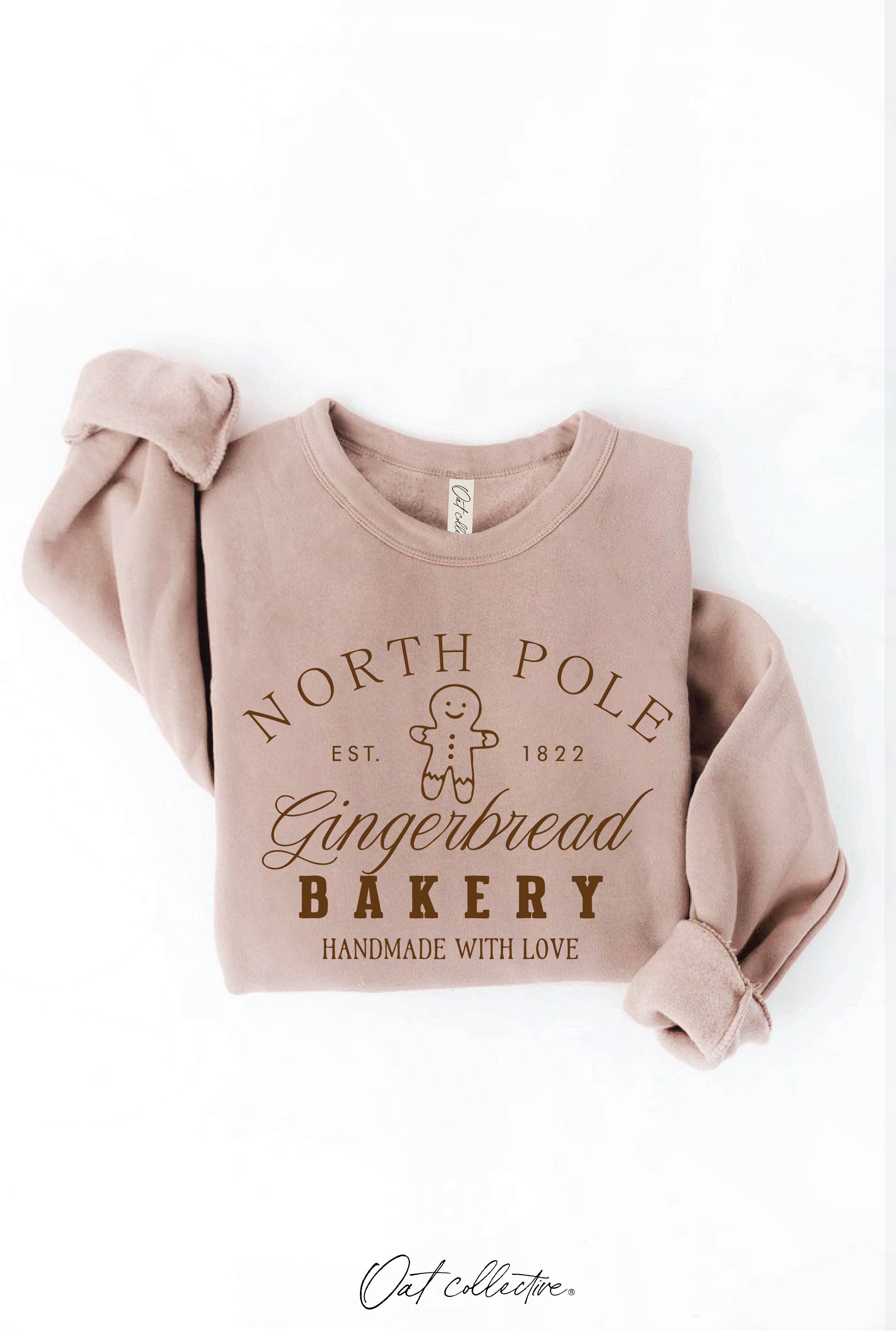 NORTH POLE GINGERBREAD BAKERY   Graphic Sweatshirt