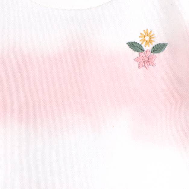 Tie Dye Cozy Baby Tee + Shorts Set (Organic Jersey)