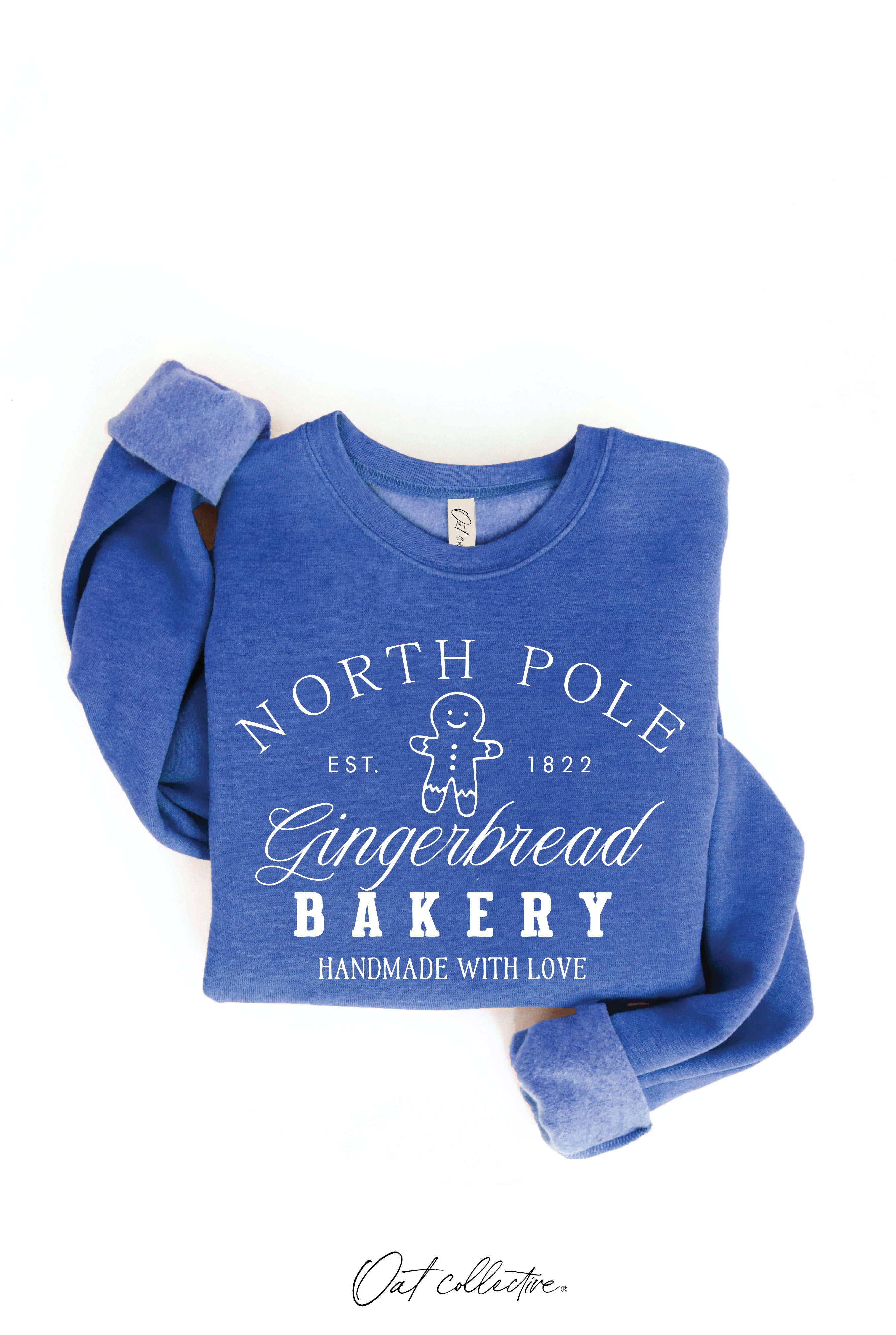 NORTH POLE GINGERBREAD BAKERY   Graphic Sweatshirt