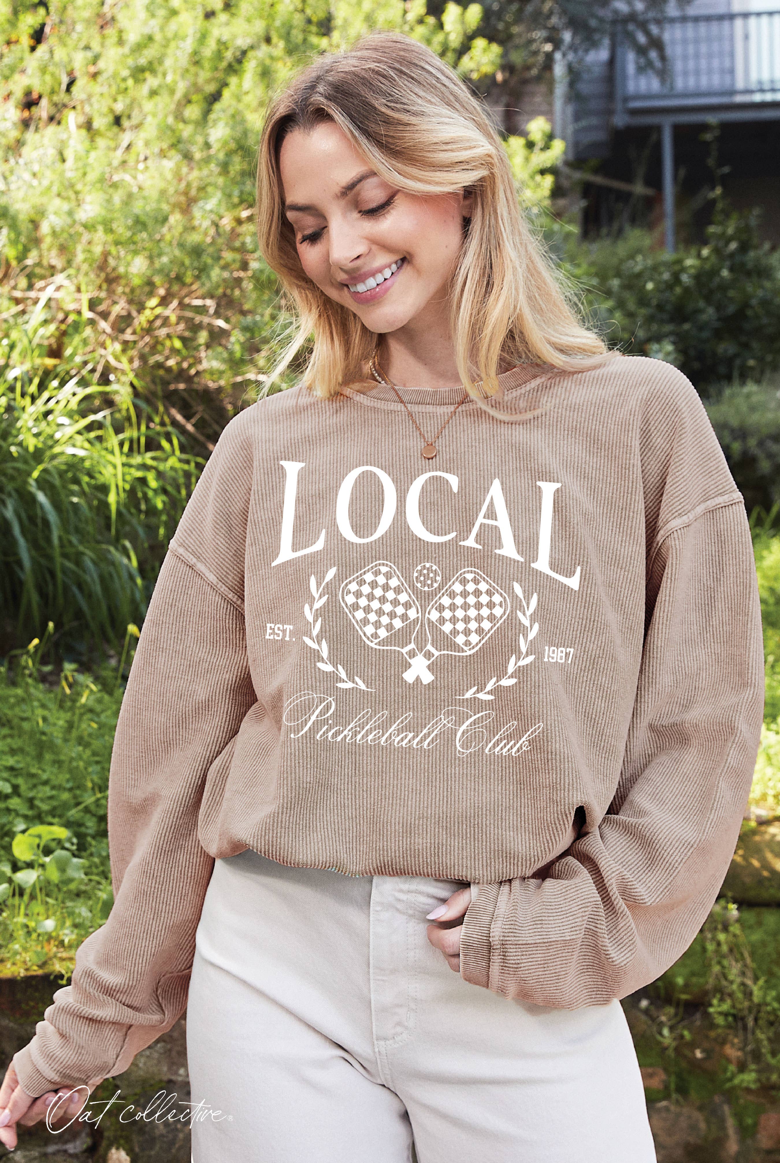 LOCAL PICKLEBALL CLUB   Thermal Vintage Pullover