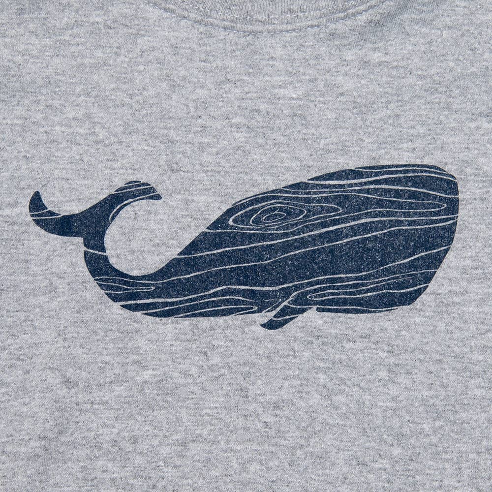 Toddler Wood Grain Whale Sweatshirt